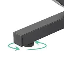 LITTLE TREE Modern Dining Table for 4-6 People, 63" Large Rectangular Kitchen Table, Unique Dinner Table Kitchen,Dining Room