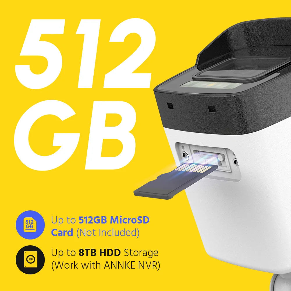 ANNKE 8CH 4K Ultra HD POE Network Video Security System 8MP H.265+ NVR With 8pcs 8MP 30m EXIR Night Vision Outdoor IP Camera