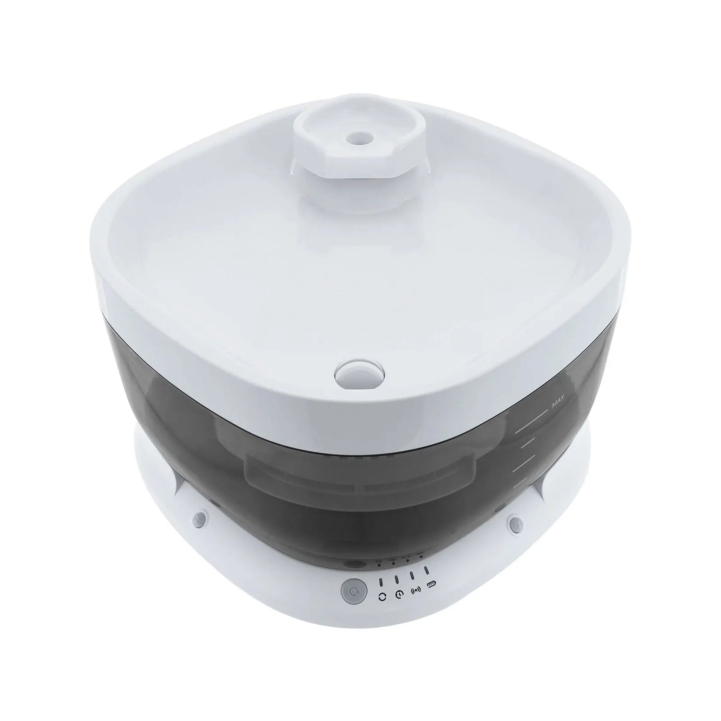 Pet Water Dispenser - White CYD004 (5000mAh), USB & Adapter, US Plug, Automatic Fresh Water for Pets