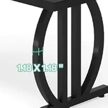 LITTLE TREE Modern Dining Table for 4-6 People, 63" Large Rectangular Kitchen Table, Unique Dinner Table Kitchen,Dining Room