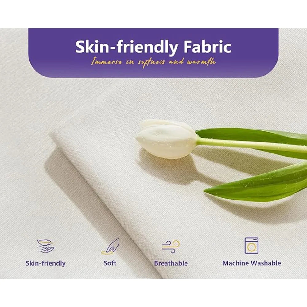 152" Cloud Modular Sectional – U-Shaped 4-Seater Couch with Ottomans, Deep Seat & Removable Cover for Living Room