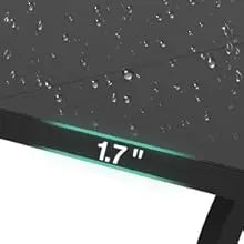 LITTLE TREE Modern Dining Table for 4-6 People, 63" Large Rectangular Kitchen Table, Unique Dinner Table Kitchen,Dining Room